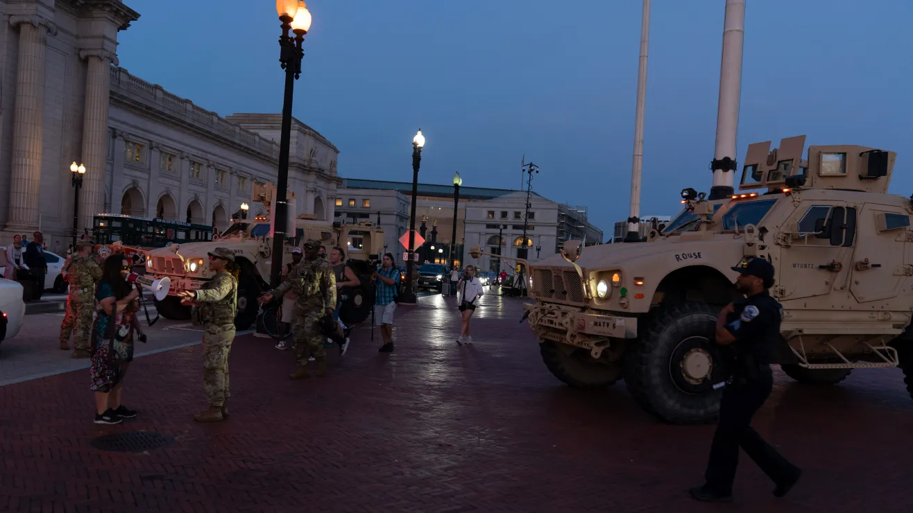 Ohio y Carolina del Sur enviarán cerca de 350 soldados adicionales a Washington D.C.