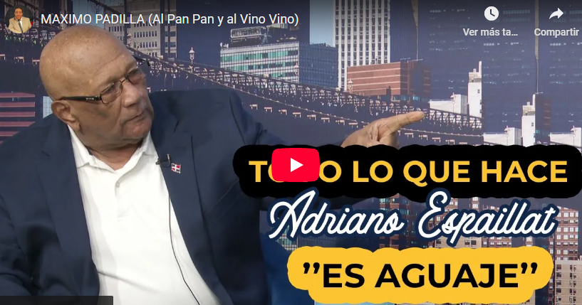 MAXIMO PADILLA (Al Pan Pan y al Vino Vino)
