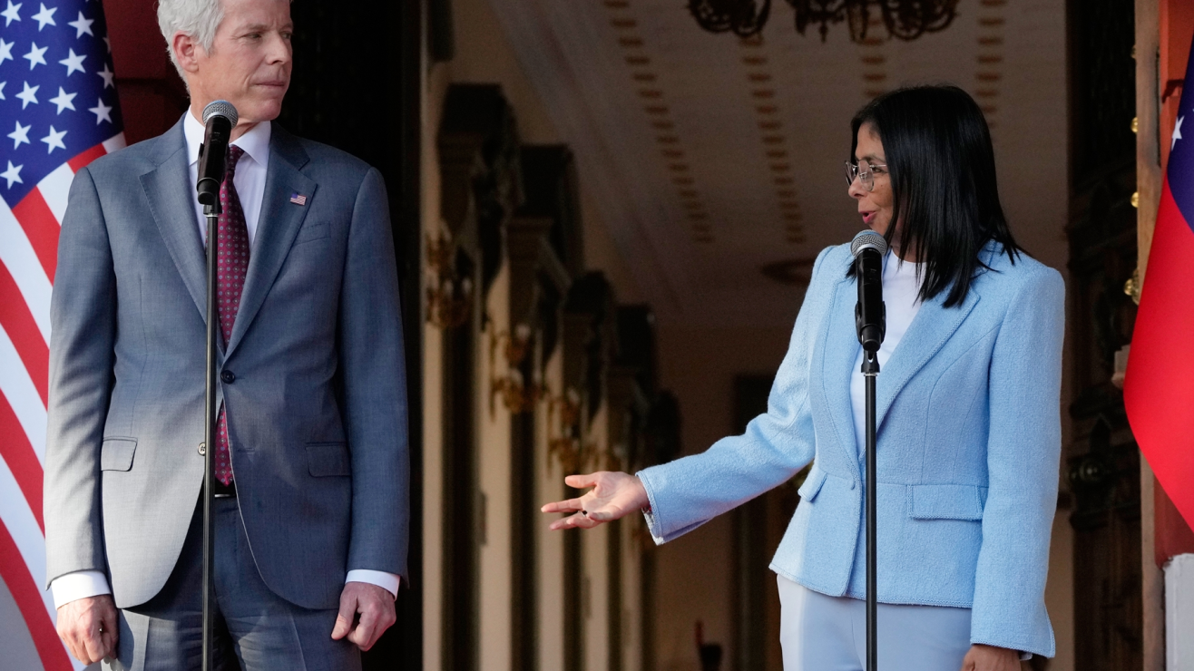 Delcy Rodríguez dice que “en algún momento” viajará a Estados Unidos