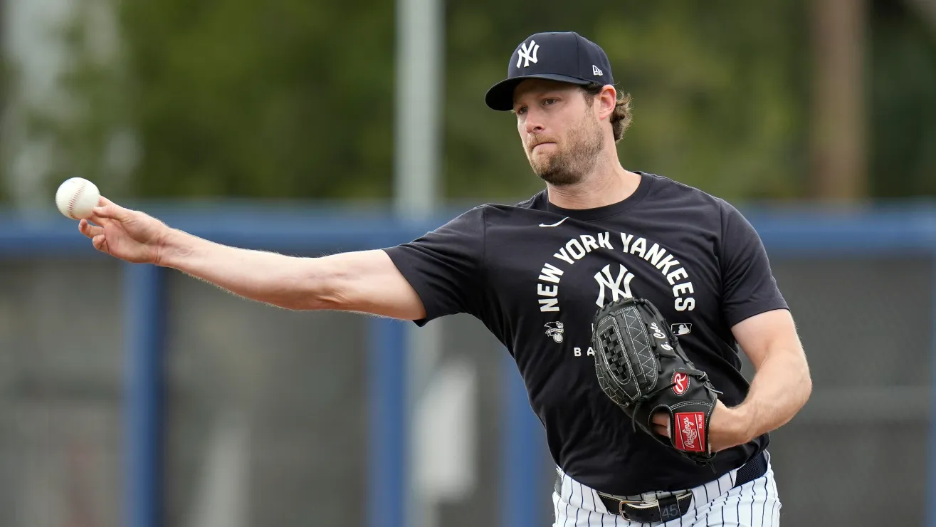 Yankees ponen fecha de la primera apertura de Gerrit Cole en el Spring Training