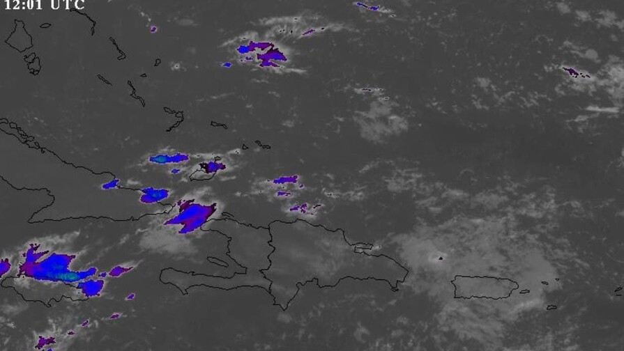 Vaguada provocará aguaceros en gran parte del país este lunes