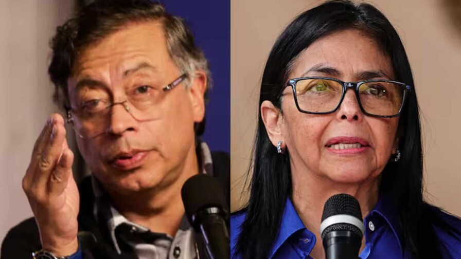 Petro y Delcy Rodríguez se reunirán por primera vez el viernes 13 de marzo en la frontera