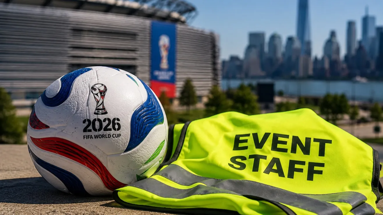 TodavĆa hay tiempo: los trabajos del Mundial 2026 que pagan hasta $25 por hora en NY y NJ
