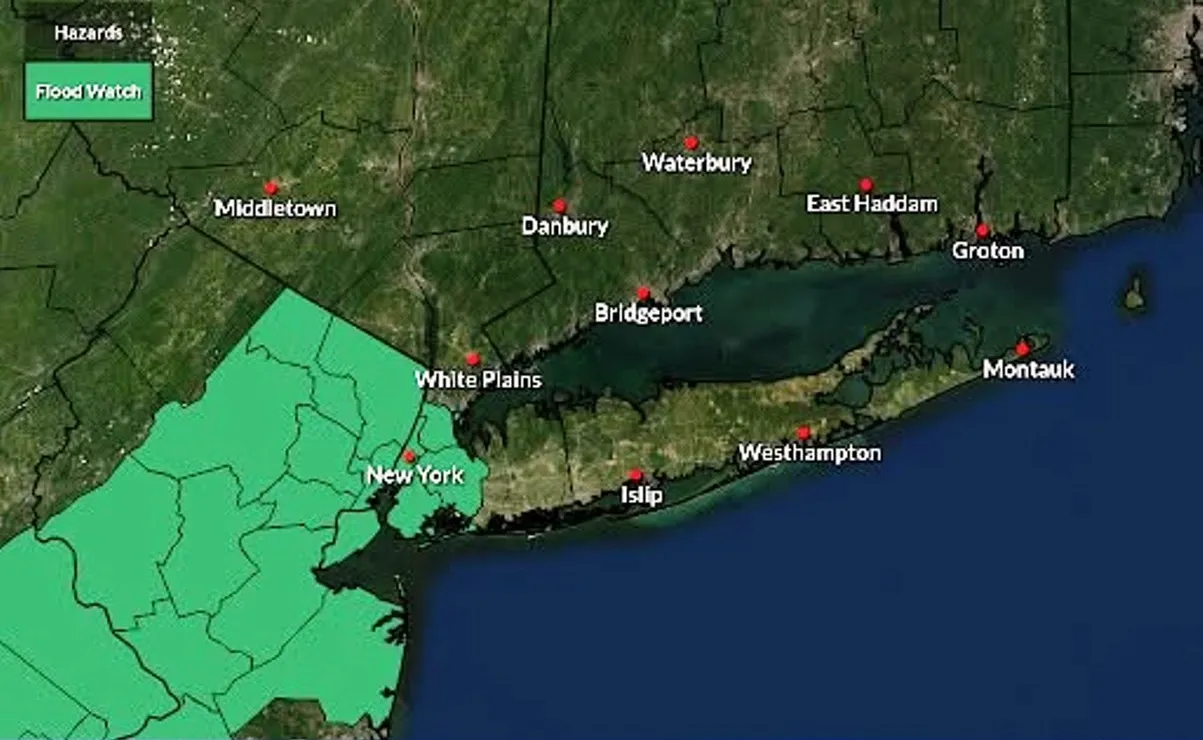 MƔs tormentas este martes en Nueva York y NJ: alto riesgo de inundaciones por suelos saturados
