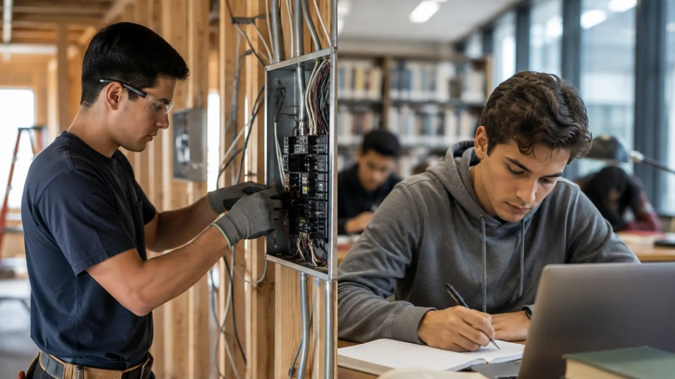 ¿Universidad o aprender un oficio? Así cambia tu salario antes de cumplir 30 años