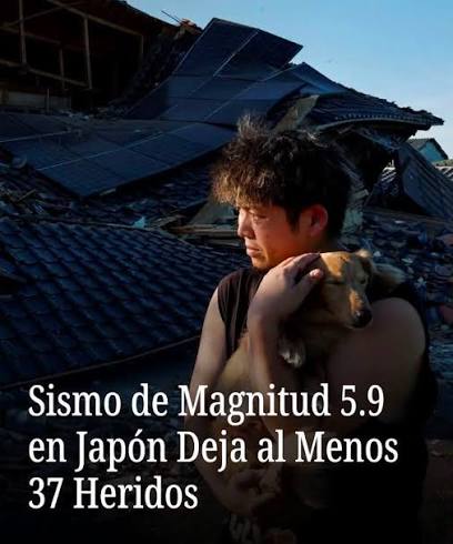 Sismo de magnitud 5.9 sacude Japón y deja más de 30 heridos