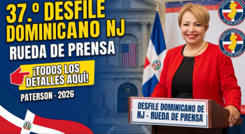 Rueda de prensa anuncia los detalles del 37.Āŗ Desfile Dominicano de New Jersey en Paterson