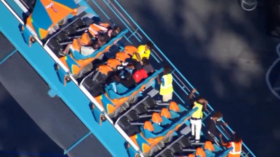Un hombre muere tras caer de montaña rusa Goliath en Six Flags de Georgia, EE. UU.